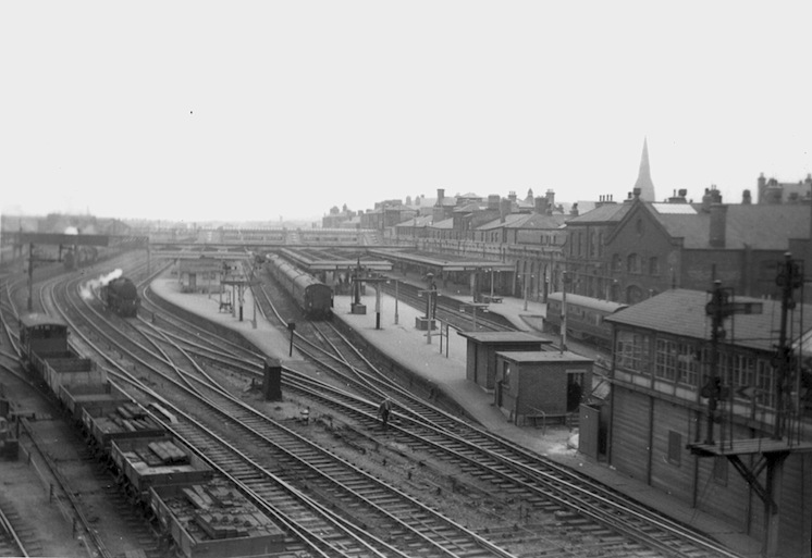 Derby Station North Jc. photographed by Pat Larkam on 26th June 1964.